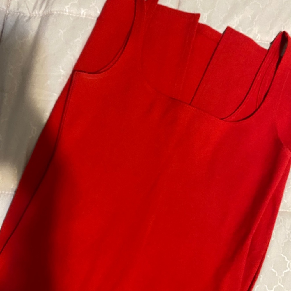 Forever 21 red midi dress - Picture 4 of 7